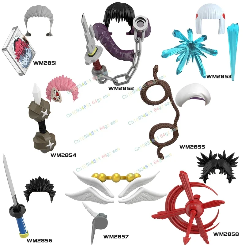 Modelli di personaggi creativi dei cartoni animati Action Figure Building Block Anime Comic Accessori Giocattoli per bambini Regali WM6202 6200