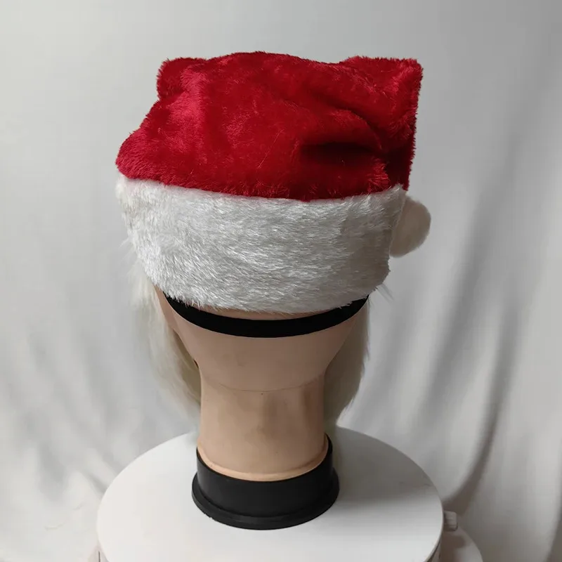 AD1 クリスマス サンタ クロース マスク 帽子 ひげ ラテックス ソフト ファニー フェイス パーティー コスプレ マスク クリスマスの日の衣装小道具 ホリデー 大人 One5@rD~