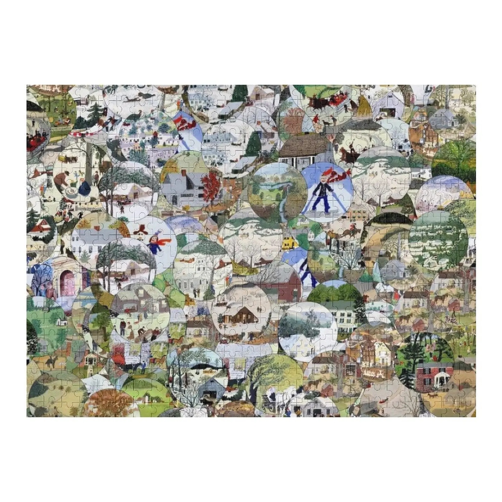 

Grandma Moses Jigsaw Puzzle Toddler Toys Customized Toys For Kids Puzzle