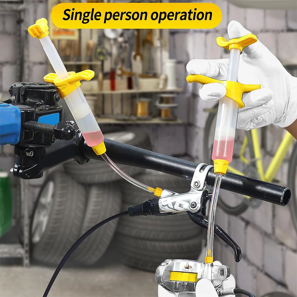 دراجة الفرامل الزيوت المعدنية 60 مللي الدراجة الصحن الهيدروليكي زيت الفرامل تنزف عدة ل SHIMANO TEKTRO SRAM NUTT سلسلة أدوات إصلاح الفرامل #4