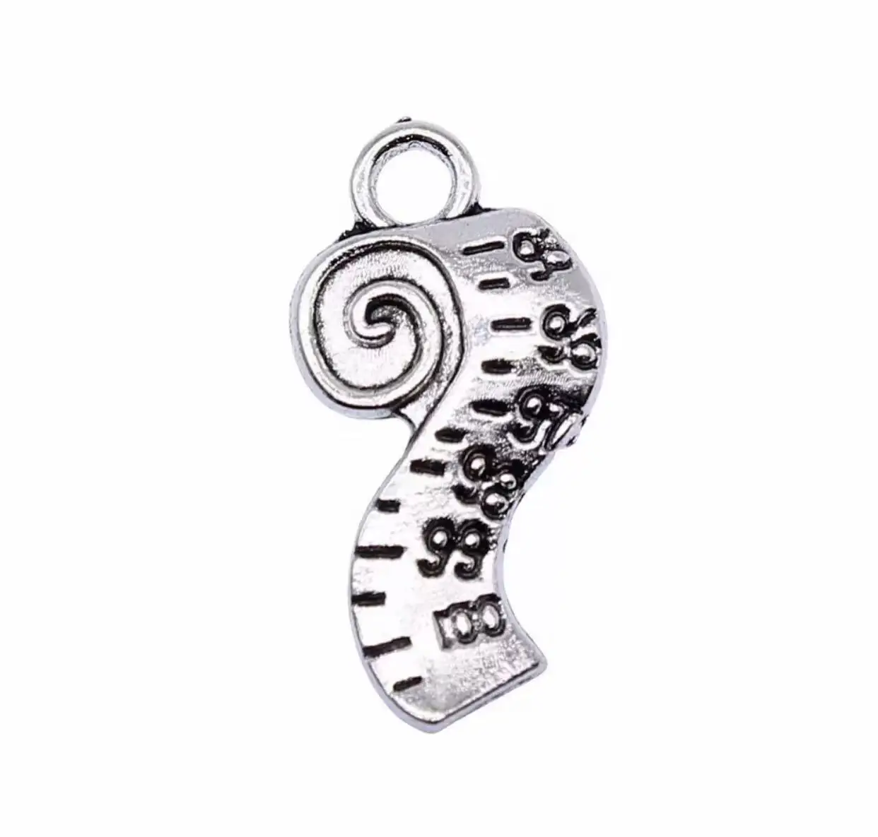 

20pcs 25*13mm Zinc alloy metal tape measure design pendants for handmade HW4012