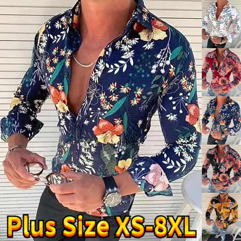 

2023 Summer Shirt Stretch Button-Down Shirt Long Sleeve Sport Basic Snap Plus-Size Men's Regular Fit Dress Spread Collar Shirt