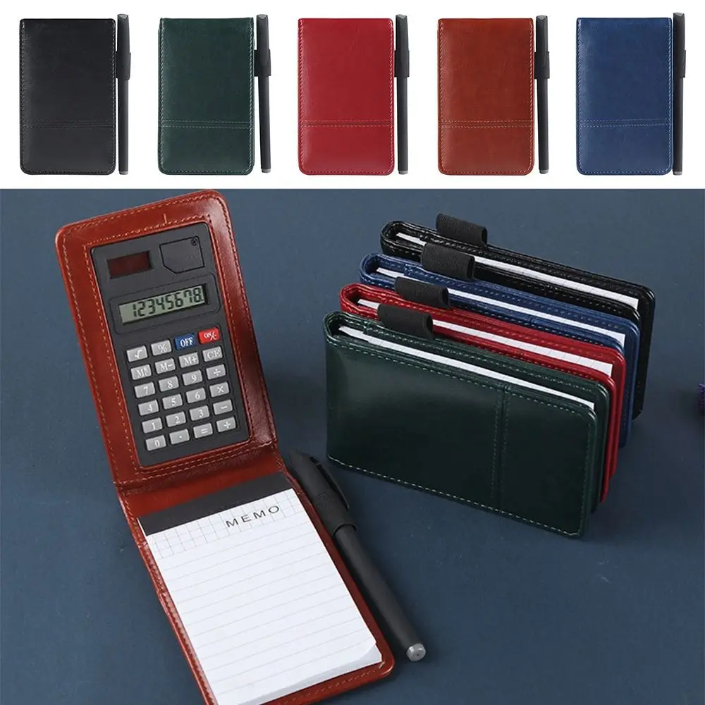 A7 Calculator Notebook Carryable Ultra-Thin Notepad Tearable Multi-Functional Note-Taking Book School Office Supplies