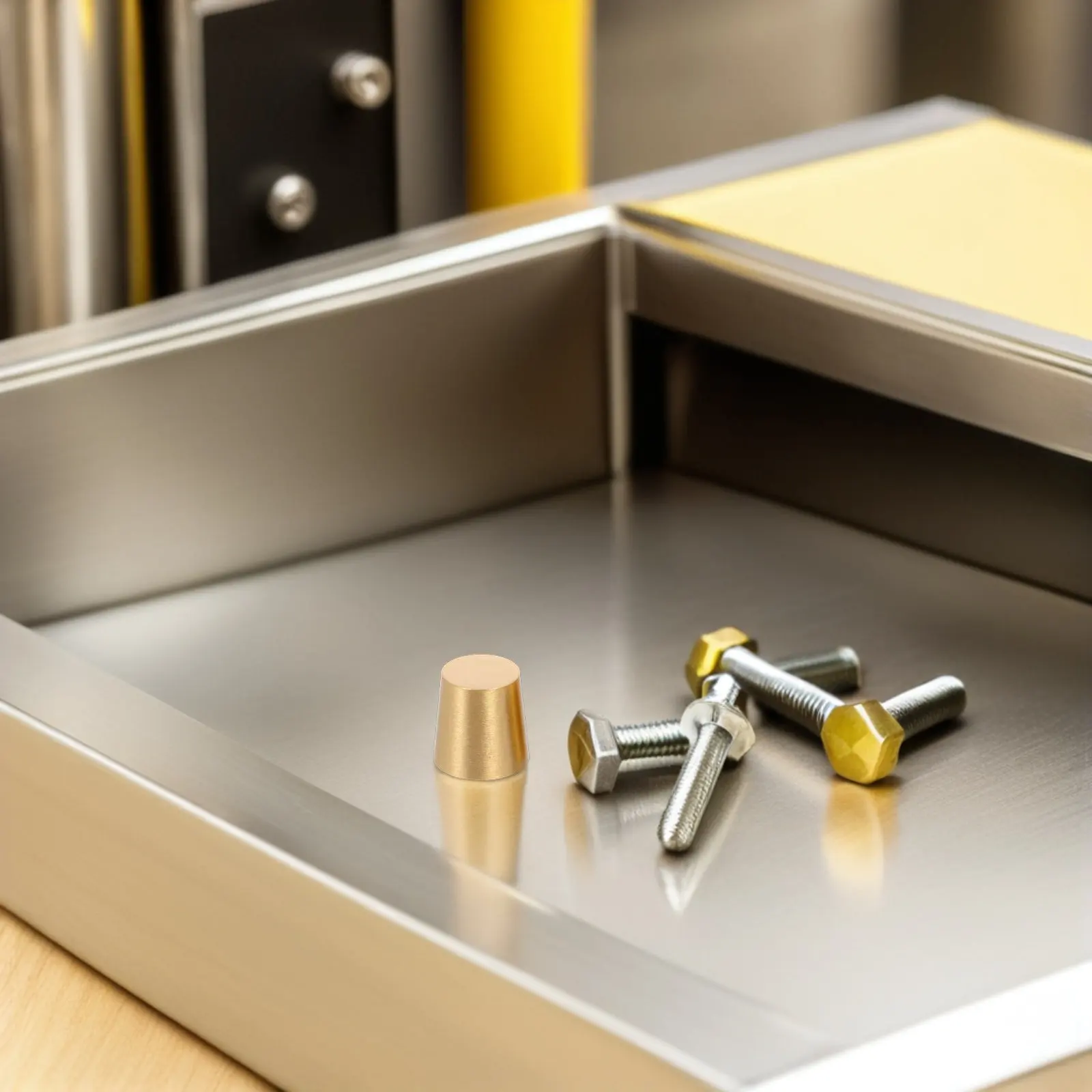 

Ножки-опоры для подносов из латуни, 8 шт. - Конические опоры из чистой латуни для разделочных досок, деревянных подносов, шкатулок для украшений, витрин