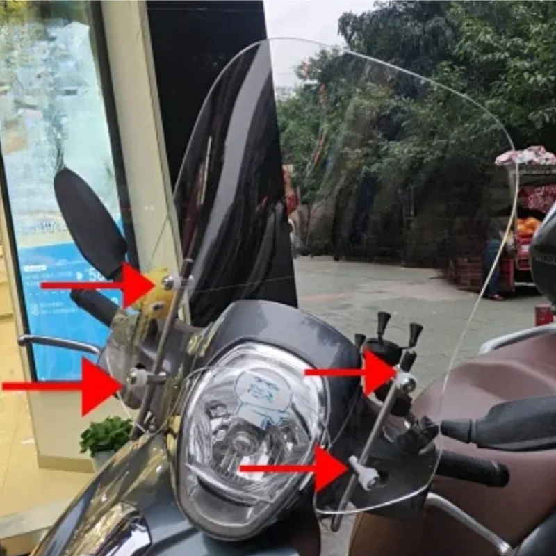 for Piaggio Medley 150 Motorcycle Front Windshield Windscreen Transparent Smoked Wind Deflectors Cover Scooter Accessories