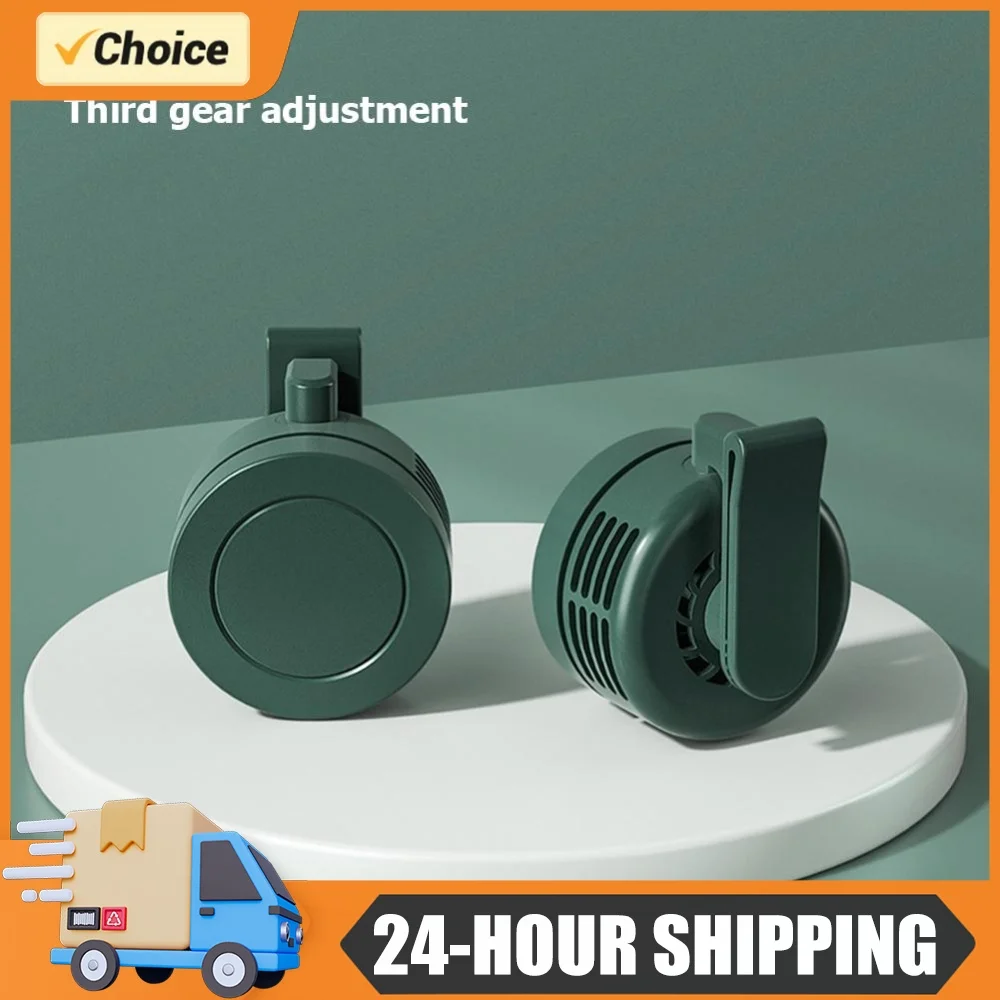 Hanging Neck Waist Fan Portable Bladeless Hanging Fan USB Charging Mini Fan 900mAh for Outdoor Home Working