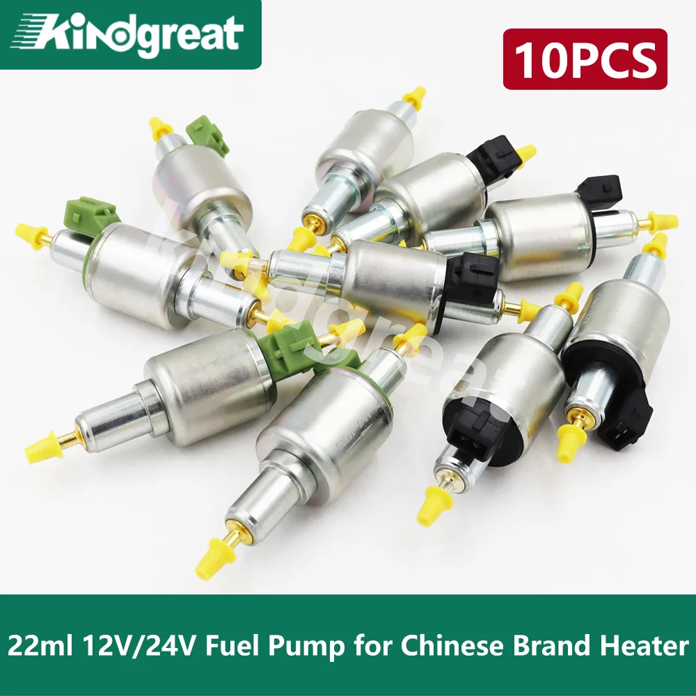 

10PCS/Lot for Chinese 2KW 3KW 5KW 8KW Car Diesel Parking Heater Kits For Eberspacher 12V 24V 22ml Electric Fuel Pump