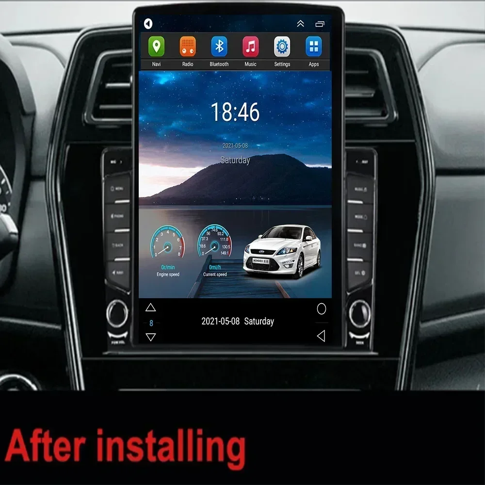 Android 13 dla Tesla Style Pionowy ekran Radio samochodowe Stereo Multimedialny odtwarzacz audio dla SsangYong Tivoli 2019 2020 2021-2035