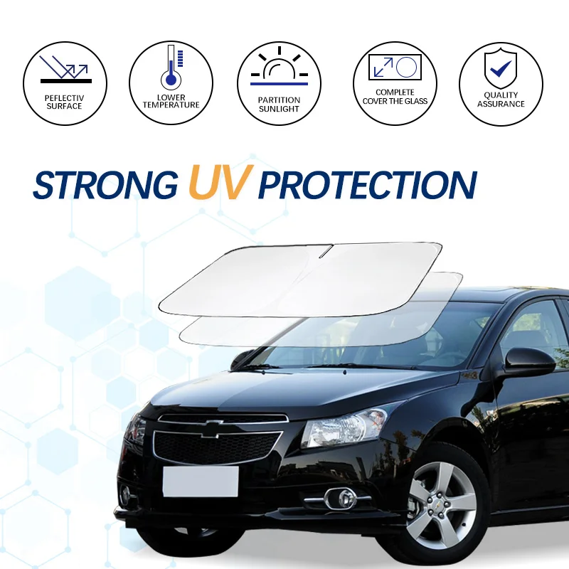 For Chevrolet Cruze J400 Holden Astra Windshield Sun Shade Sunshade Sun Visor Protector Foldable Blocks UV Rays Keep Car Cooler