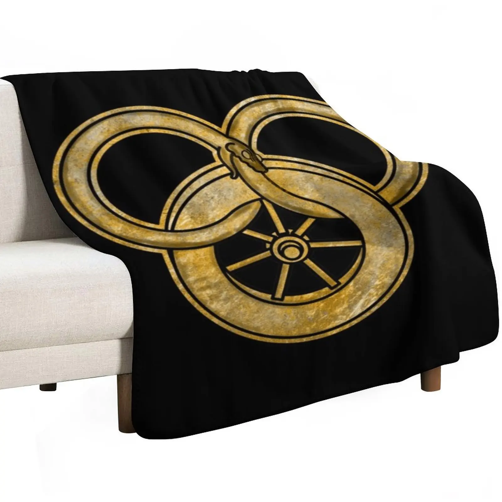 Wheel of Time Symbol Throw Blanket Beautifuls Bed linens Camping Sofas blankets and throws Hair Blankets
