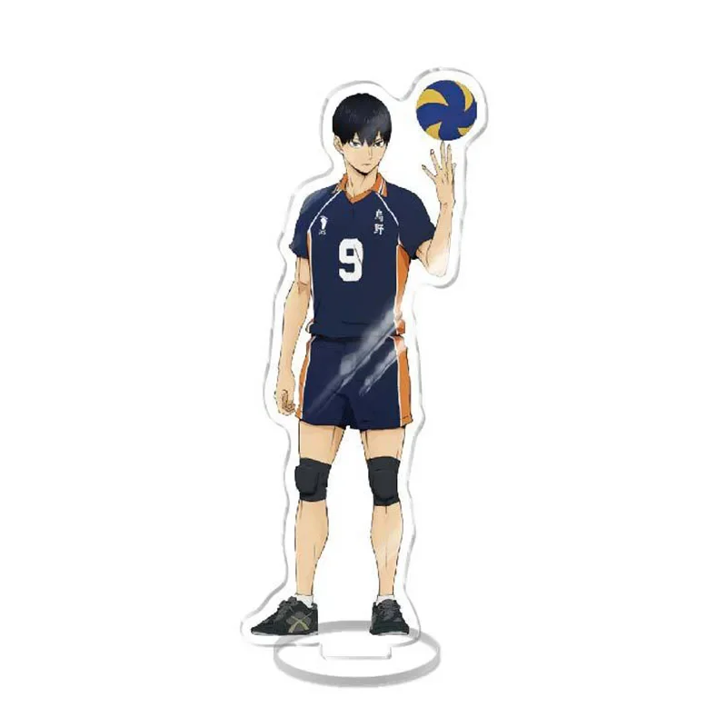 Anime Haikyuu!! Nieuwe Acryl Stand Figuur Model Tafelplaat Volleybal Jongens Actiefiguren Ornamenten Anime Activiteiten Bureau Decor