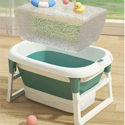 Household Children's Bath Barrel Baby Swimming Large Bath Barrel Foldable Baby Bathtub Bath Bucke