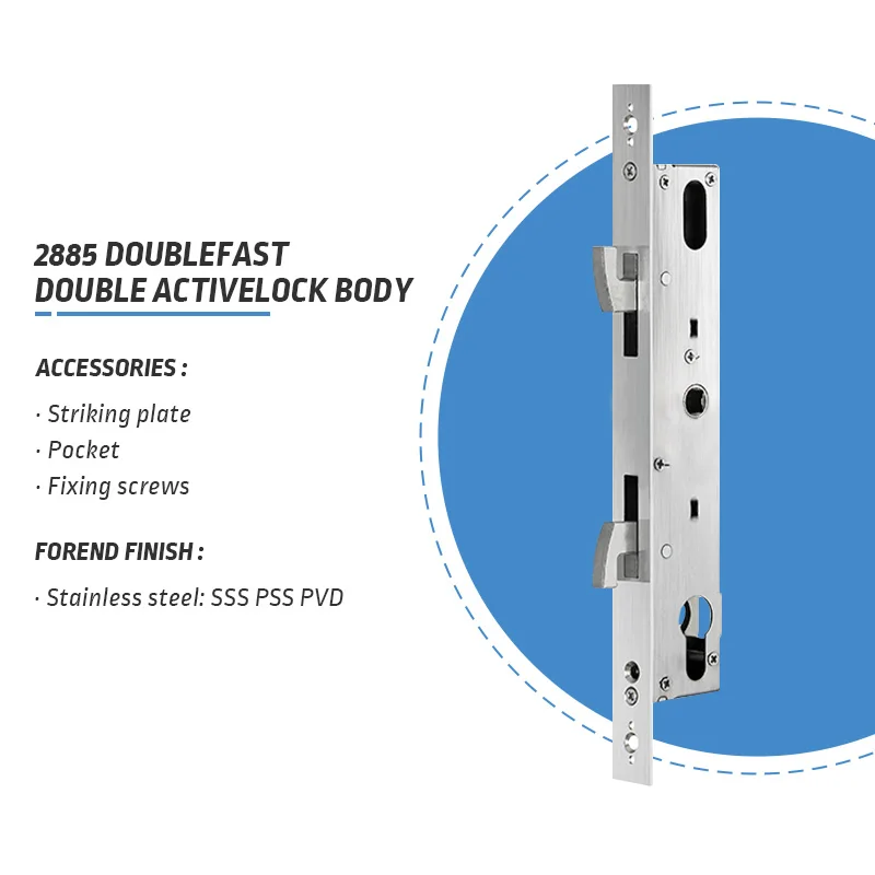 2885Sliding door mortise