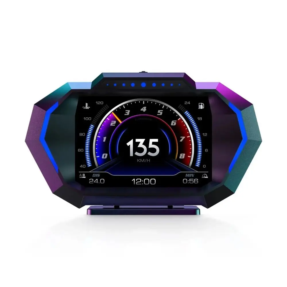 

Автомобильный проекционный дисплей HUD, портативный универсальный цифровой спидометр, прочный пластиковый GPS-спидометр, автомобильные аксессуары
