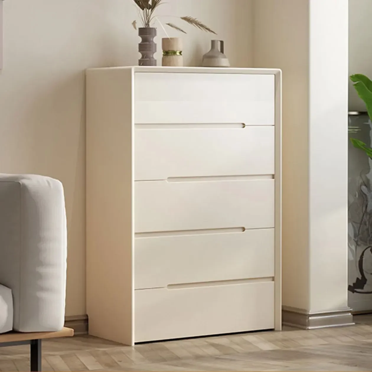 #Factory Direct Cheap Price Modern White Living Room Cabinet Wooden Chest Of Drawer Storage 5 Drawer Wood Dresser For Bedroom##