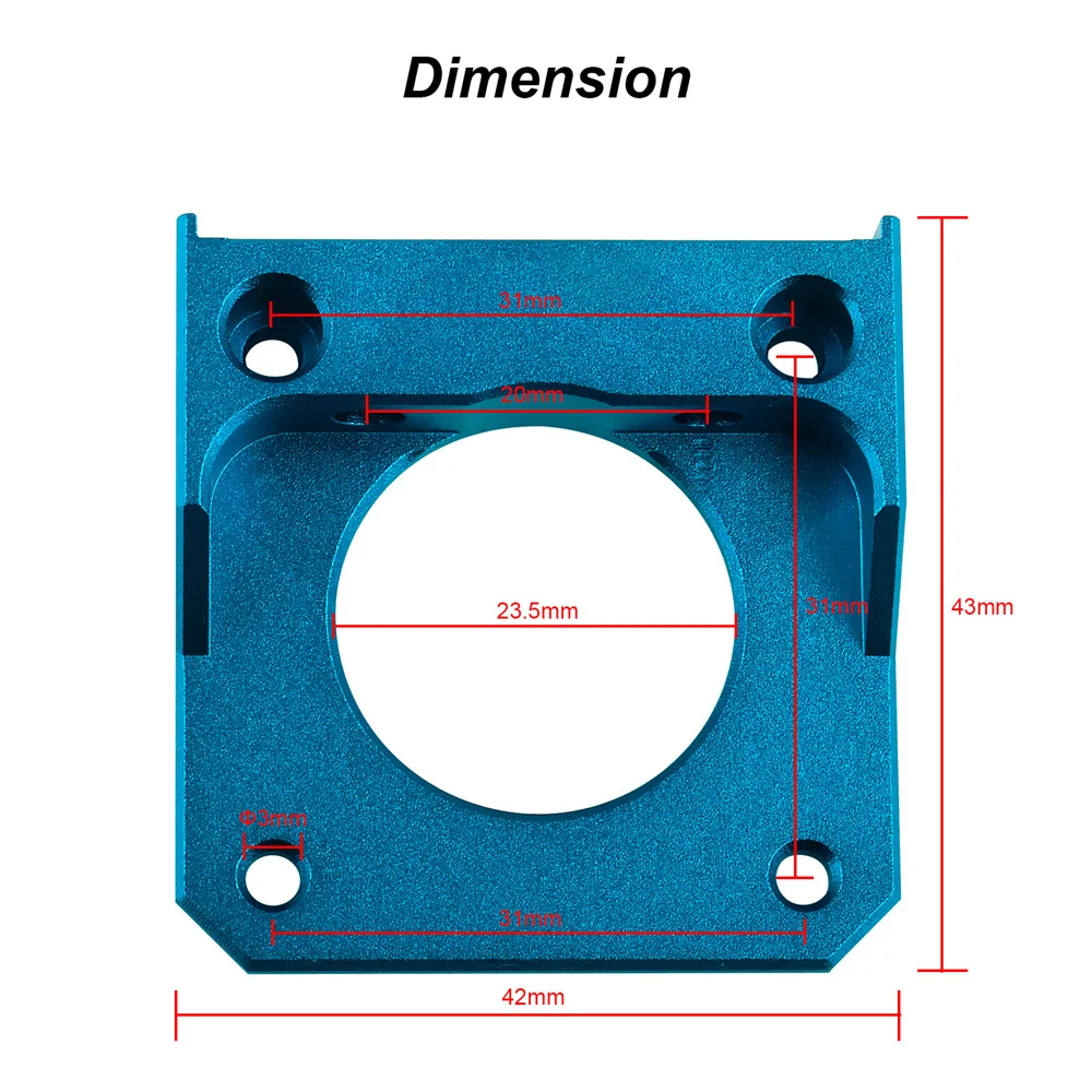 Z Axis Stepper Motor Fixed Mount Installation Bracket for Ender 3 V2/Ender 3 Pro/CR10 CR-10 V2 V3 CR10S PRO 3D Printer