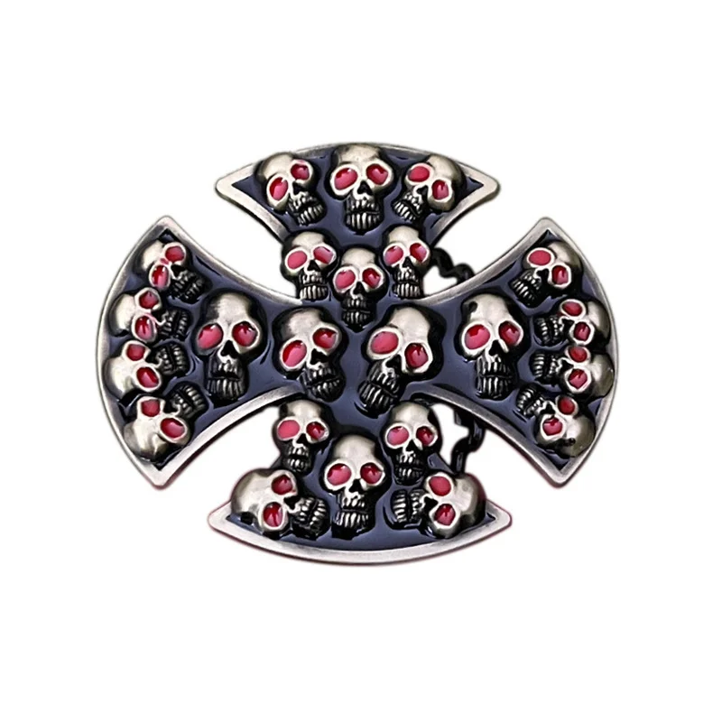 

Пряжка ремня с черепом из цинкового сплава в западном стиле