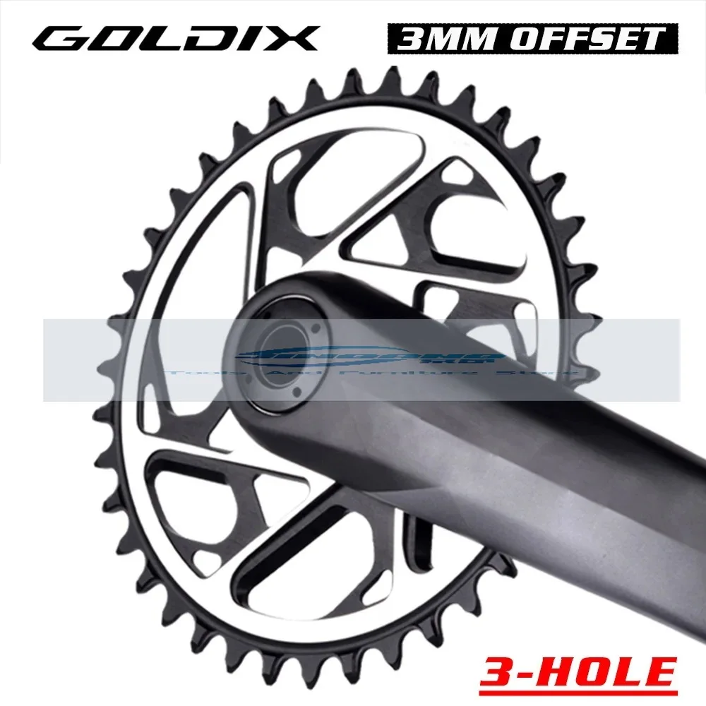 

Зубчатая втулка GOLDIX для горного велосипеда, 3 мм, 3 штифта, CNC, с положительными и отрицательными зубьями, 34T/36T/38T