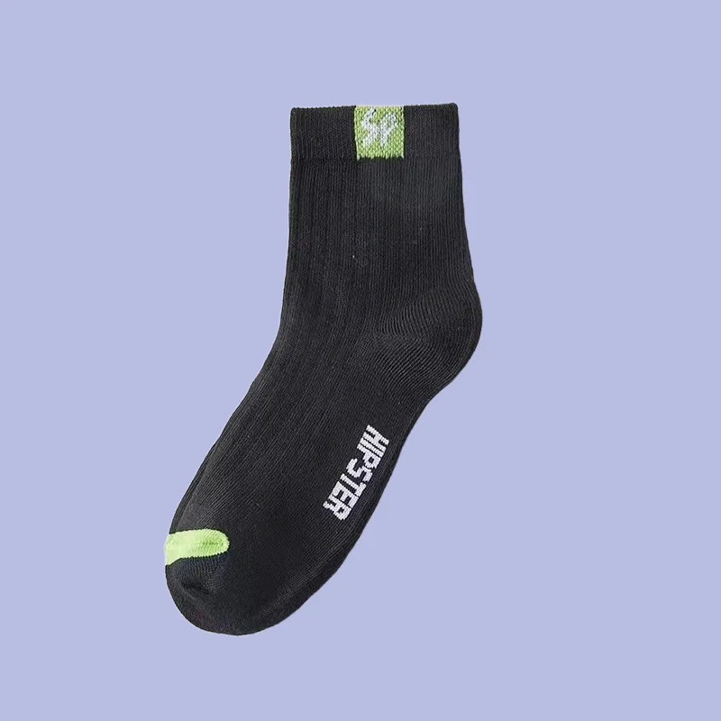 5/10 Pairs Summer New Sports Comfort Breathable Men's Socks Men's And Women's Mid-calf Socks For Couples High-top Stockings