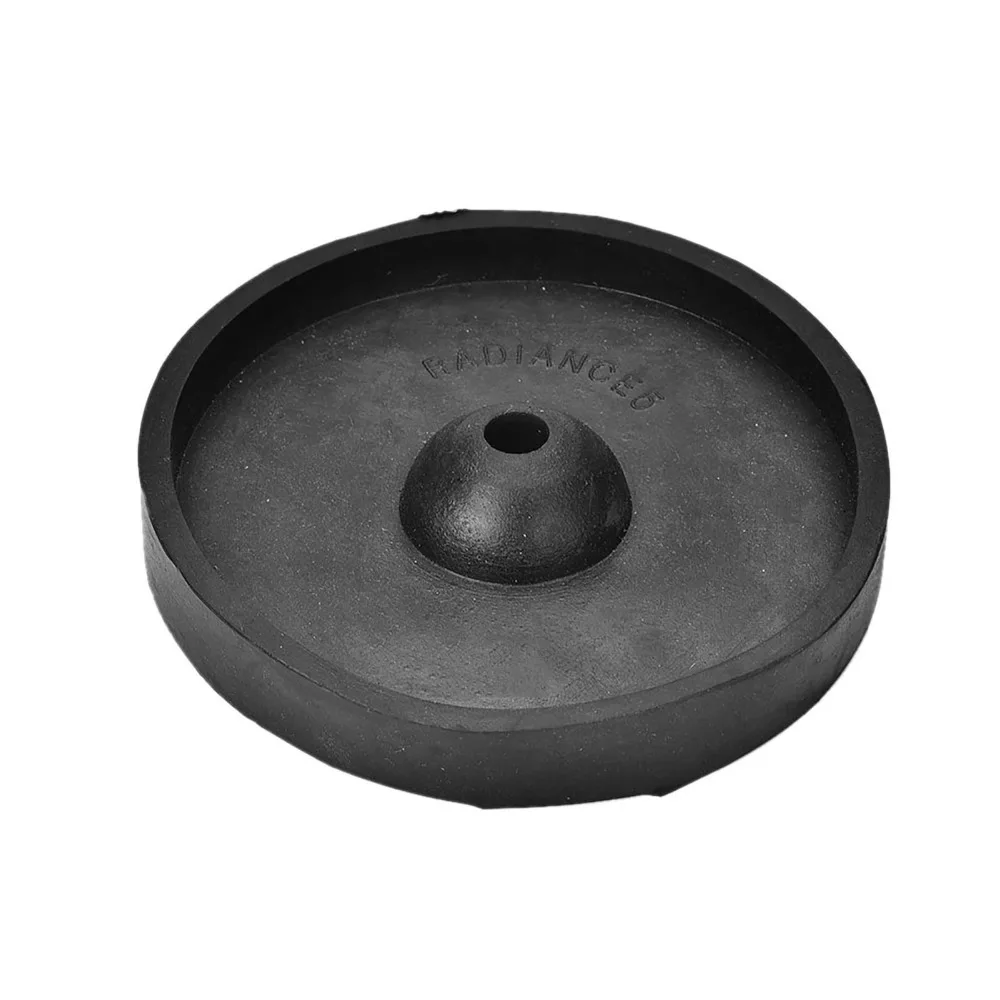 Perforated Base Rubber Sprue Base Round Shape Black Color Jewelry Processing Accessory Lost Wax Casting Flask