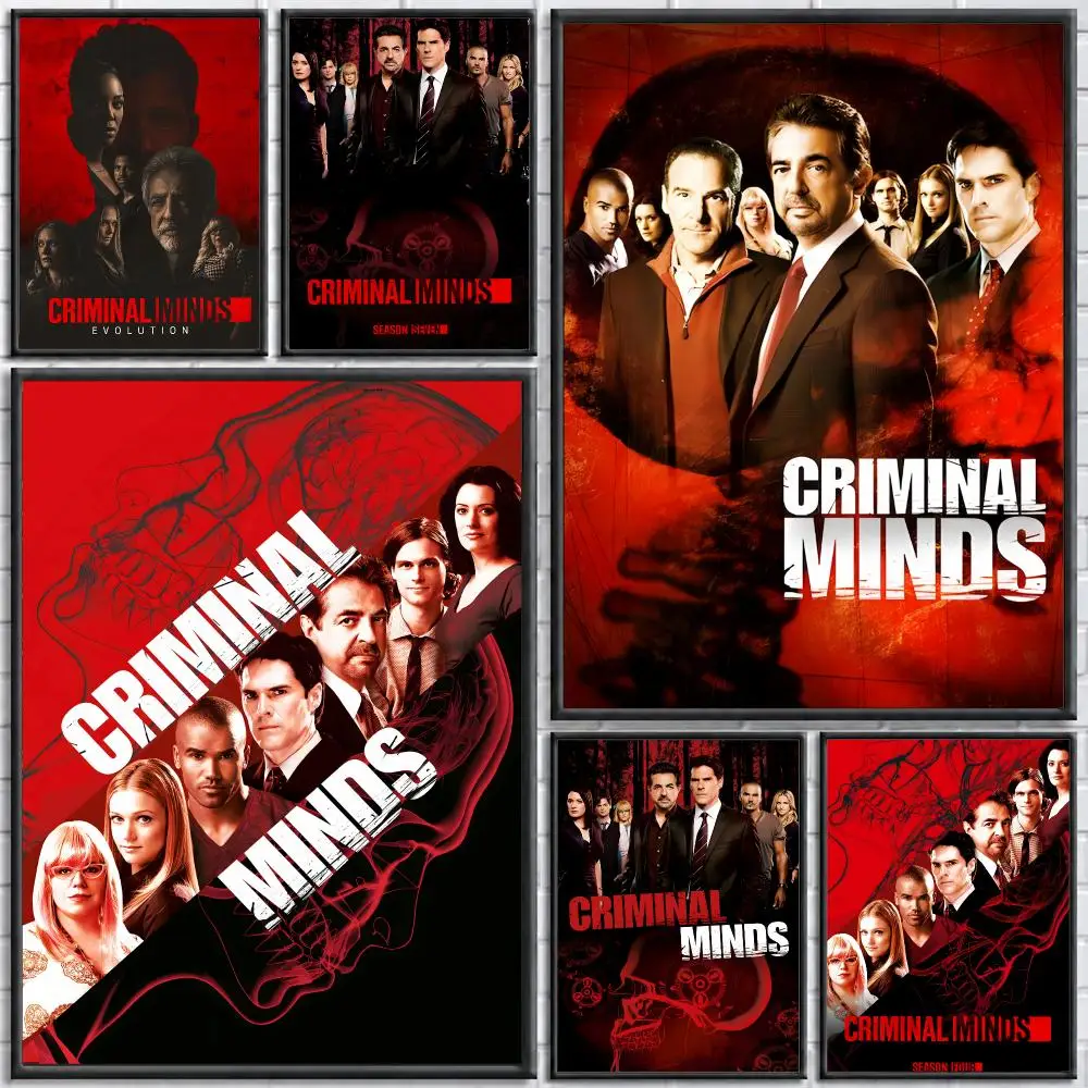TV Series Criminal Minds Poster Print Wall Art Pictures Canvas Painting Living Room Bedroom Home Decor