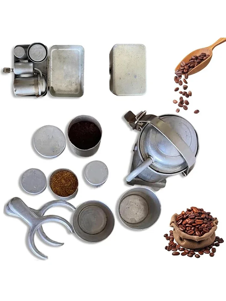 

2pcsReusable Camp Coffee Mugs Collectible Ornament Backpacking Coffee Kit Collectors