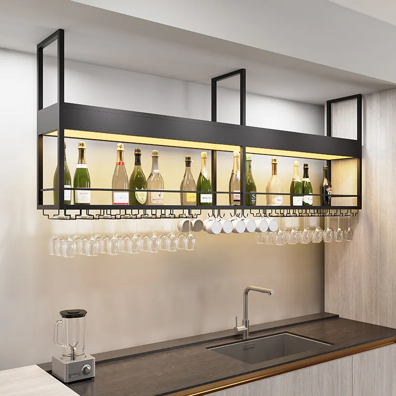 Bar Hanging Cabinet Wine Rack Hanging Wine Glass Living Room Home Simple Wine Box Decorative