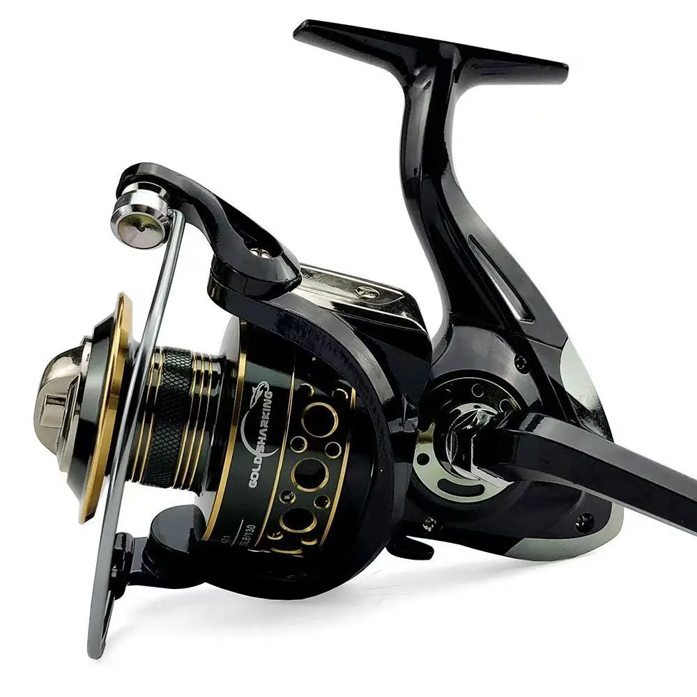 Fishing rotating reel metal spool BK2000-7000 carp fishing reel 5.2:1/4.7:113BB ball bearing metal spool outdoor fishing