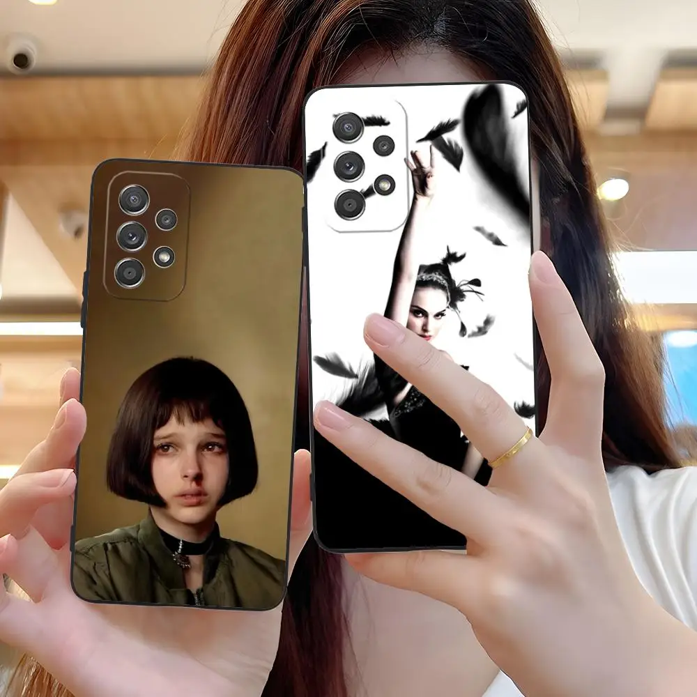 Чехол для телефона Natalie Portman Samsung Galaxy M55 54 42 35 34 33 32 23 22 15 14 13 12 F55 5G мягкий противоударный чехол из ТПУ