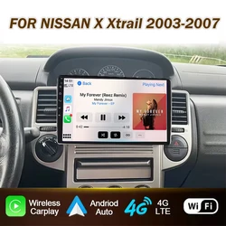 Car Radio Android FOR NISSAN X-TRAIL Xtrail 2003-2007 Carplay Auto Player Multimedia GPS Navigation 2din Video 4G WIFI Screen
