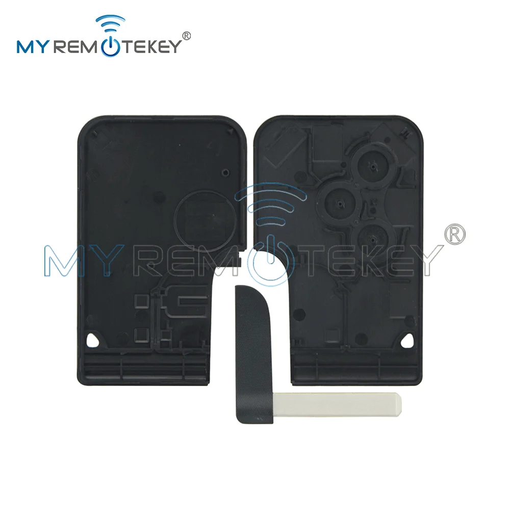 MYREMOTEKEY Smart Key Card Case Shell 3 Button for Renault Megane II Megane 2 Scenic II Grand Scenic II 2003-2008 view 3