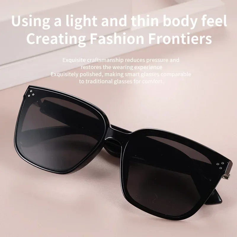 2024 Women Sun Glasses Smart Glasses for Listening to Music and Calling Sunglasses Anti-UV380 Ultraviolet 15min fast charging