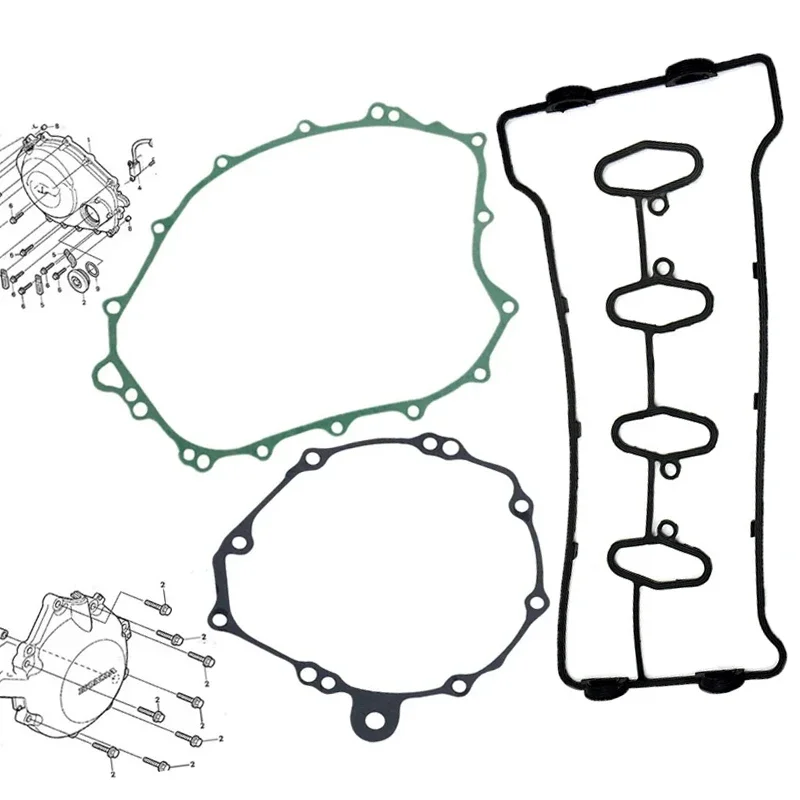 

Motorcycle Engine Crankcase Cylinder Head Cover Gasket Kits For Honda CBR 1000 RR CBR1000RR 2004-2007