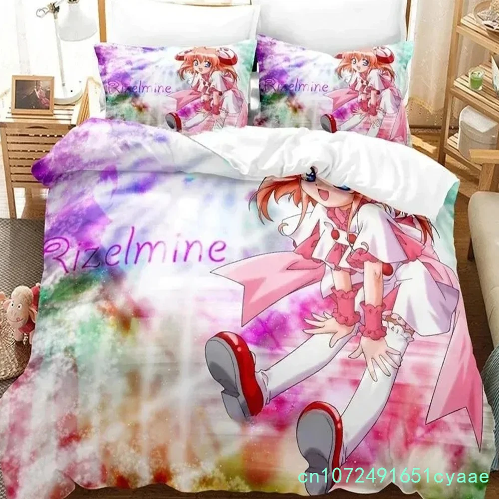 3D Printing Anime Kawaii Girls Rizelmine Bedding Set Bedroom Soft Modern Bedspreads Comefortable Duvet Cover Quilt Pillowcase