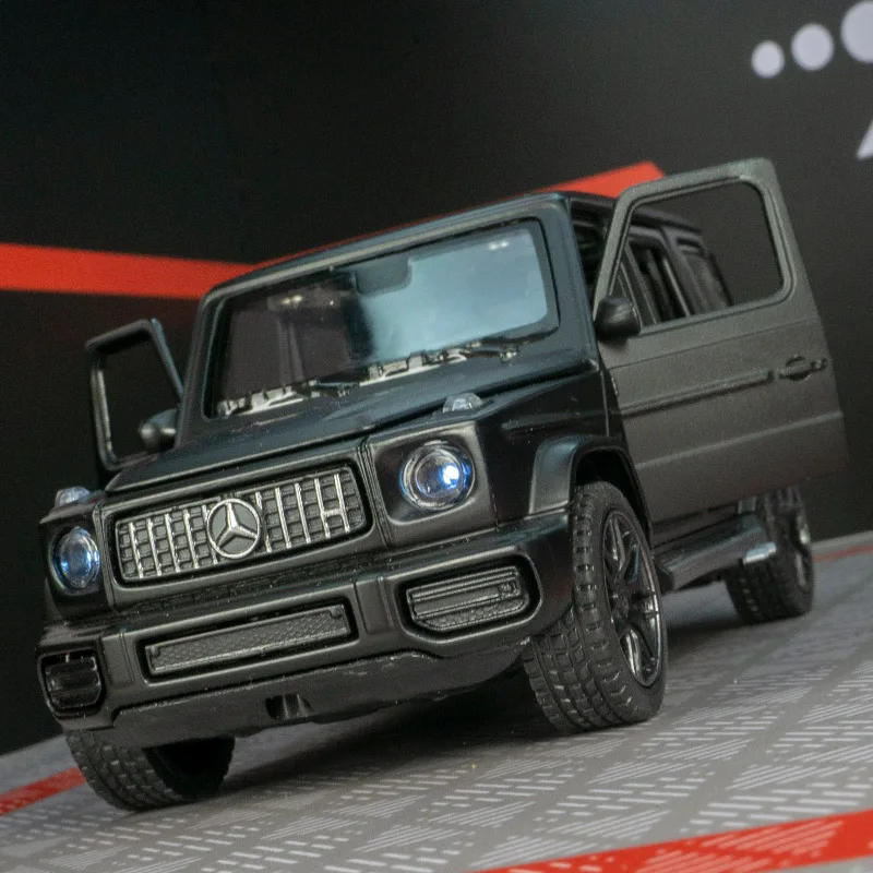 Rastar 1:32 Mercedes AMG G63 Legierung Geländewagen Modellauto Ornamente zurückziehen Spielzeugauto reiche Details feine Verarbeitung