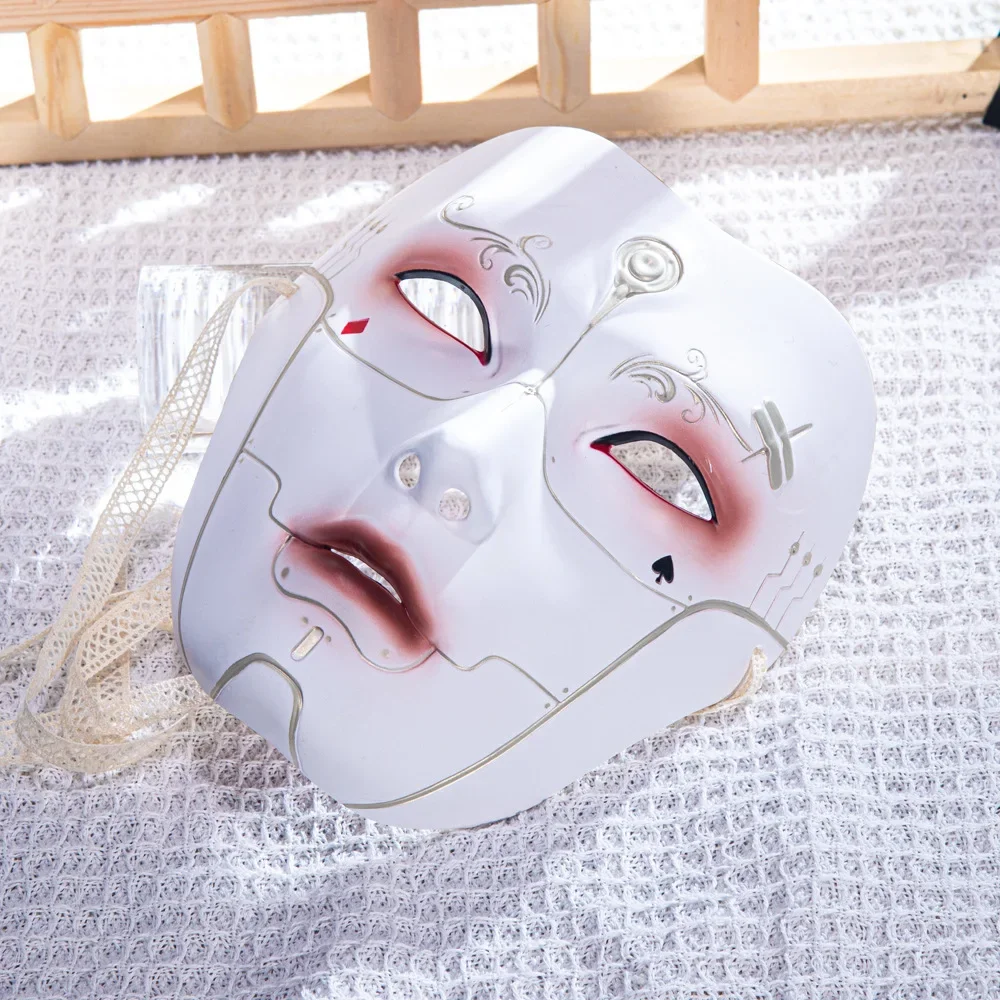 Maschera per travestimento cinese Mezza maschera completa per donna Uomo Cosplay Puntelli per fotografia per feste Decorazioni di Halloween Maschere COS