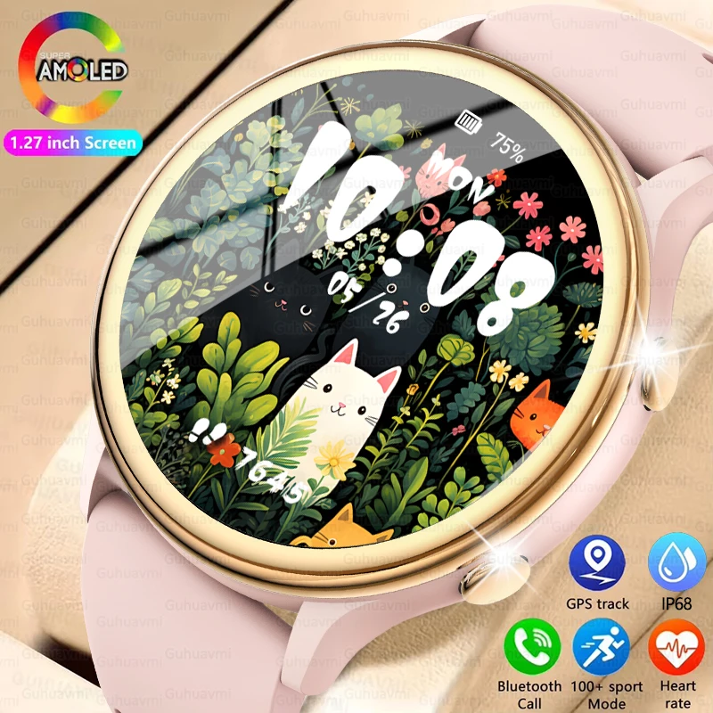 For Xiaomi Sports Bracelet Women Bluetooth Call Heart Rate GPS Fitness Tracking Waterproof Women’s Health Smart Watch 2025 New