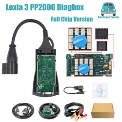 Lexia 3 PP2000 Diagbox V9.125 V8.55 Full Chip Version With Firmware 921815C Auto Scanner OBD2 Diagnostic Tool For Citroen/Peugeo