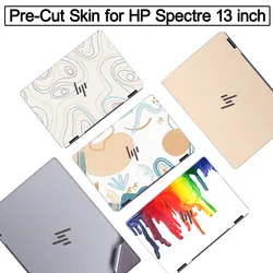 Pre-Cut HP Laptop Vinyl Decal Skin Film For 2024 13 inch Spectre X360 Convertible 2-in-1 13-ae 13-af 13-ac 13-aw Cover Sticker