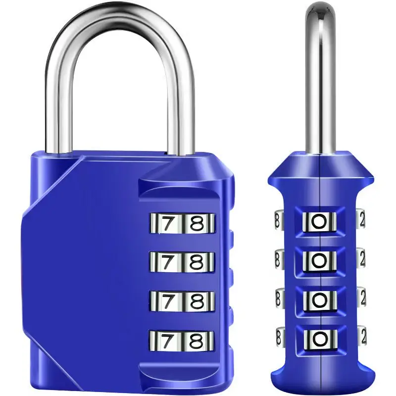 Anti-theft Backpack Small Padlock Resettable 3/4 Digit Combination Suitcase Password Code Lock Luggage Padlock