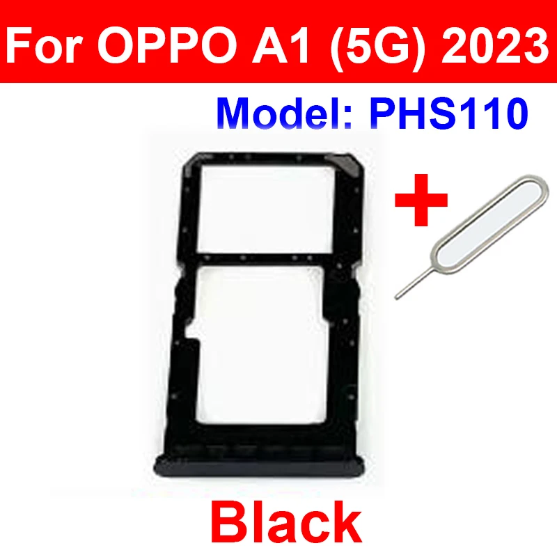 Sim Card Tray Holder For OPPO A1 A1X A1 Pro 5G (2023) A1 Energy Edition  Card Slot Reader Adapter Replacement Repair Parts