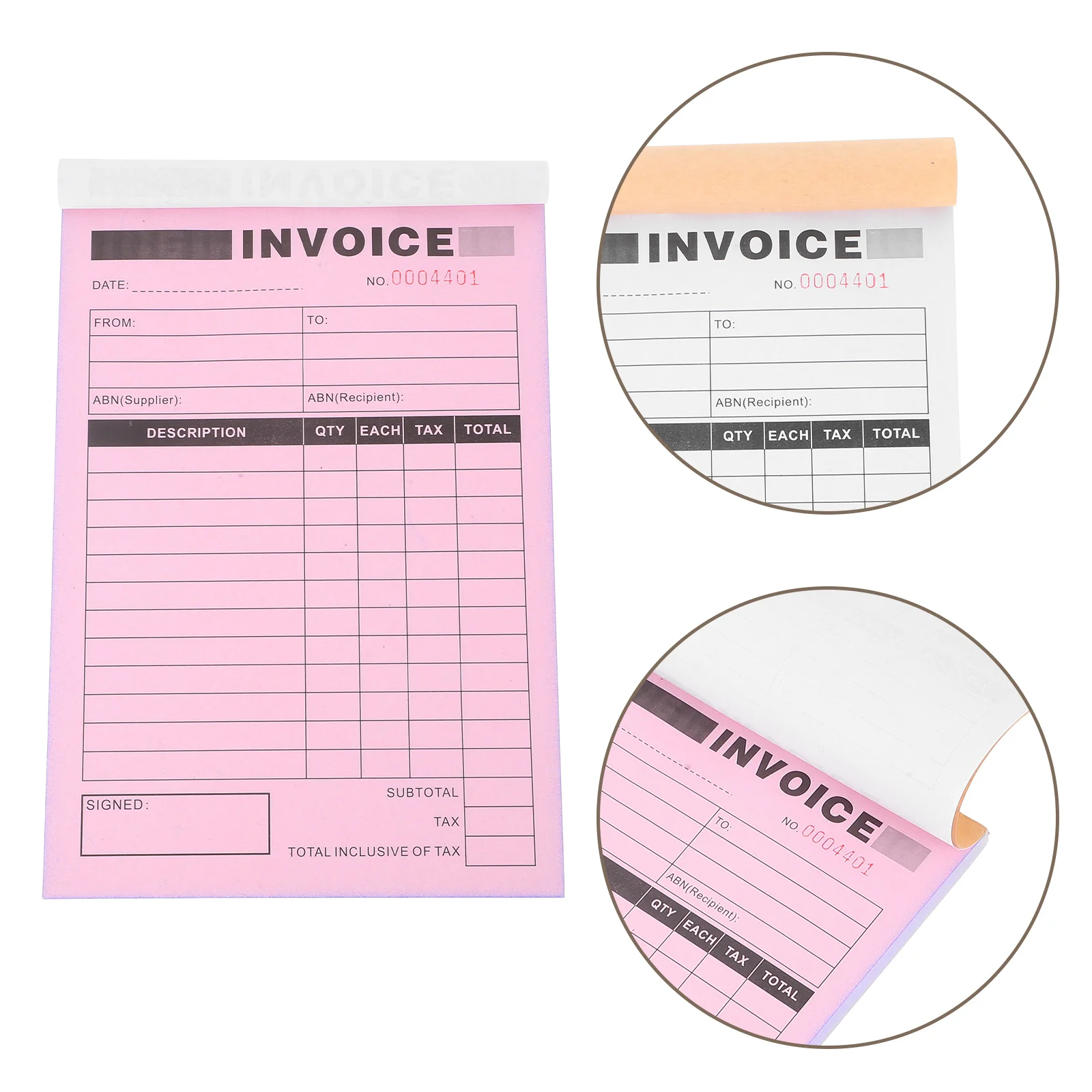 2 Pcs Sanlian Delivery Order Invoices for Orders Book Small Business Books Note Paper Cash Forms Work Receipt