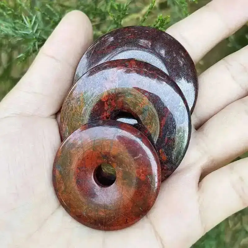 الطبيعية جاسبر دونت خواتم حجر الخرز ل عقد دي اي واي سوار قلادة صنع المجوهرات الخرز 1 قطعة 30 مللي متر 40 مللي متر 50 مللي متر