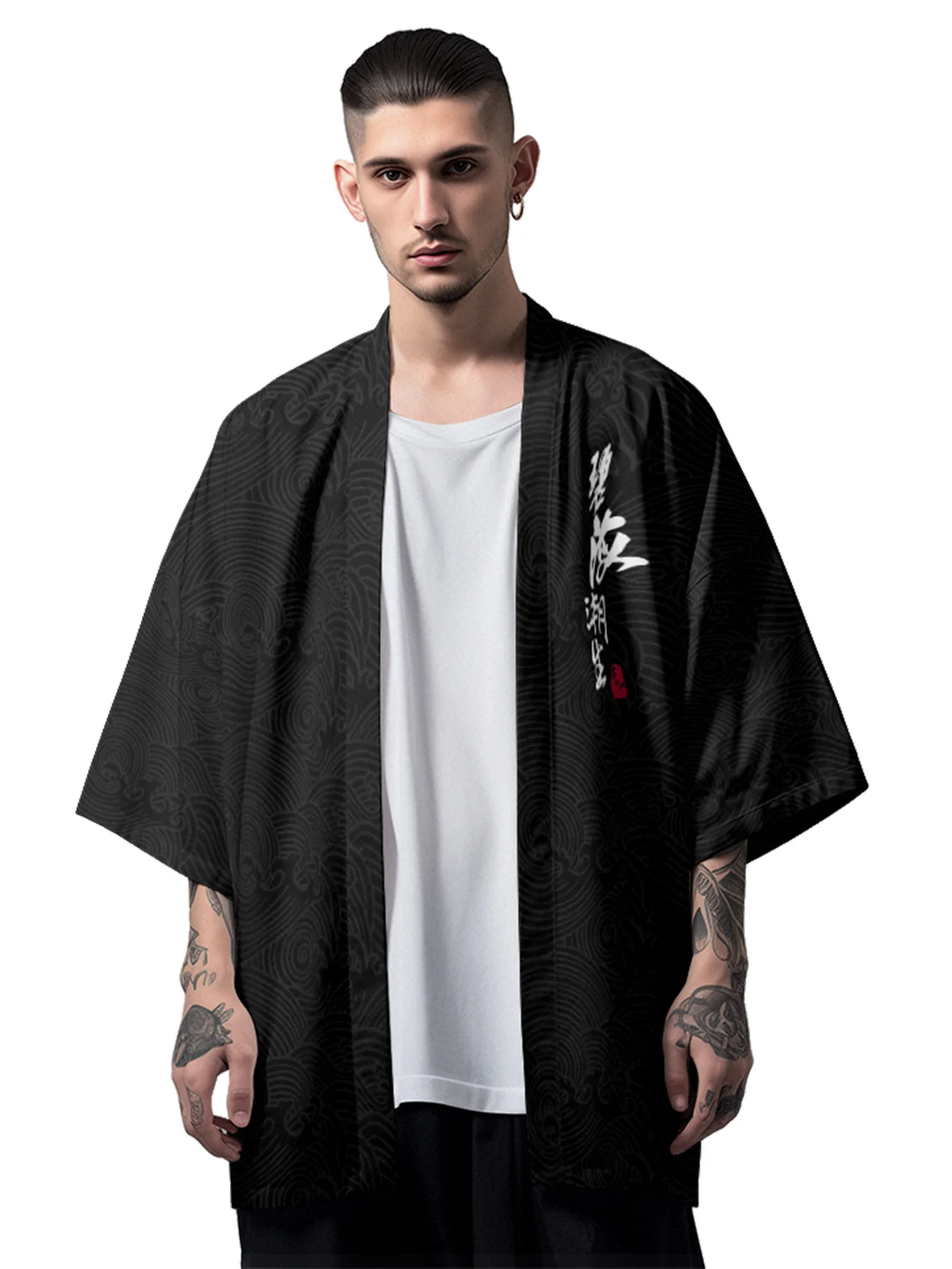 Summer Kimono Hawaiian Shirt Men Retro Hip Hop Kimono Streetwear Cardigan Beach Bathrobes Haori Women Yukata Japanese Clothes