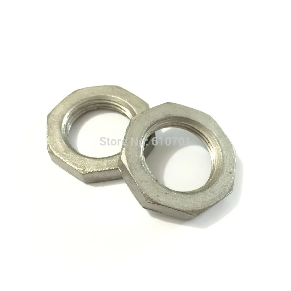 

2pcs 1" Lock Nut Stainless Steel 304 Pipe Fitting Lock Nut BSP NEW