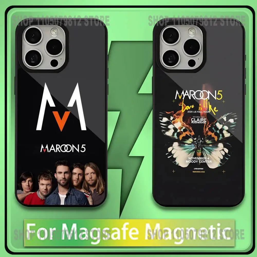 

NEW Love Is Like M-Maroon 5 Phone Case For iPhone17,16,15,14,13,12,11,Plus,Pro,Max,Mini Soft Magesafe Magnetic Wireless Charge