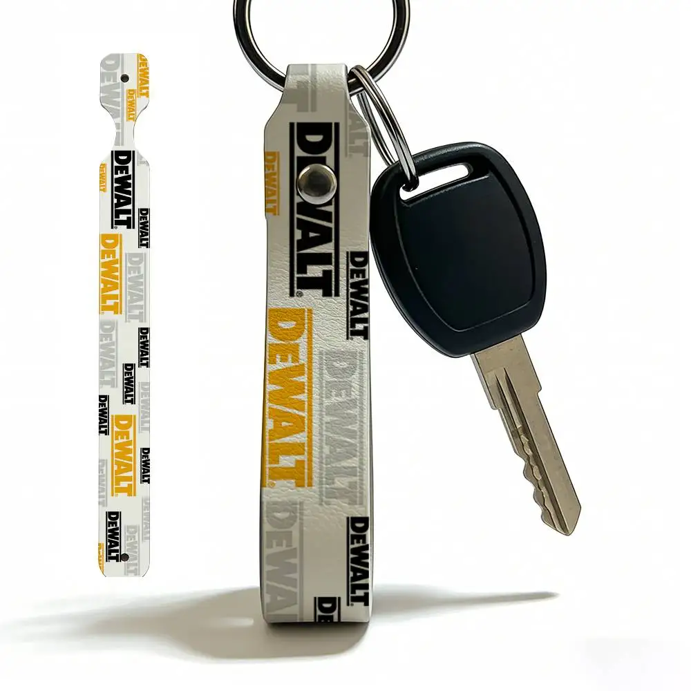 

Брелок для ключей из искусственной кожи Dewalt, универсальный держатель для ключей от мотоцикла, подарок для мужчин-мотоциклистов