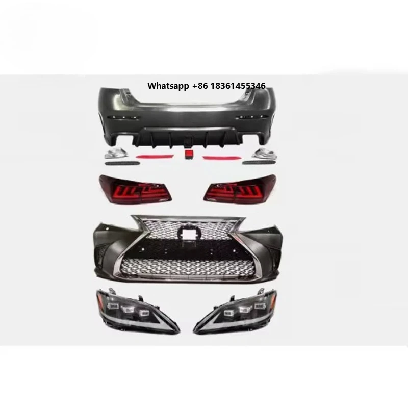

For ES ES350 2007-2012 Upgrade 2023 ES LS Front Rear Bumper Car Body Kits
