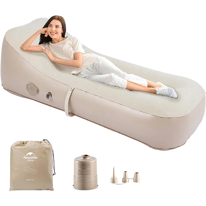 

Outdoor Camping Inflatable Lounge Chair Air Sofa With Built in Pump Inflatable Sofa