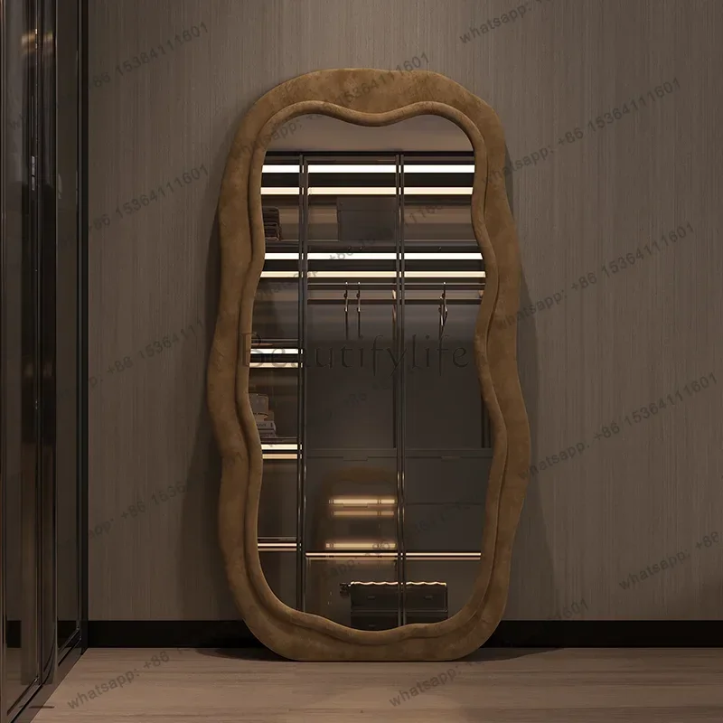 LD Standing Wall Mirror Living Room Modern Moving Moving  Girls Luxury Big Funky Mirror Bathroom Espelhos Home Products